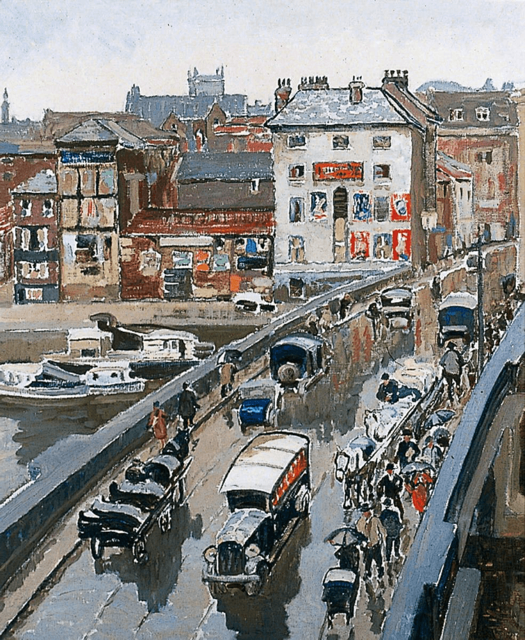 Historic image over The Bridge